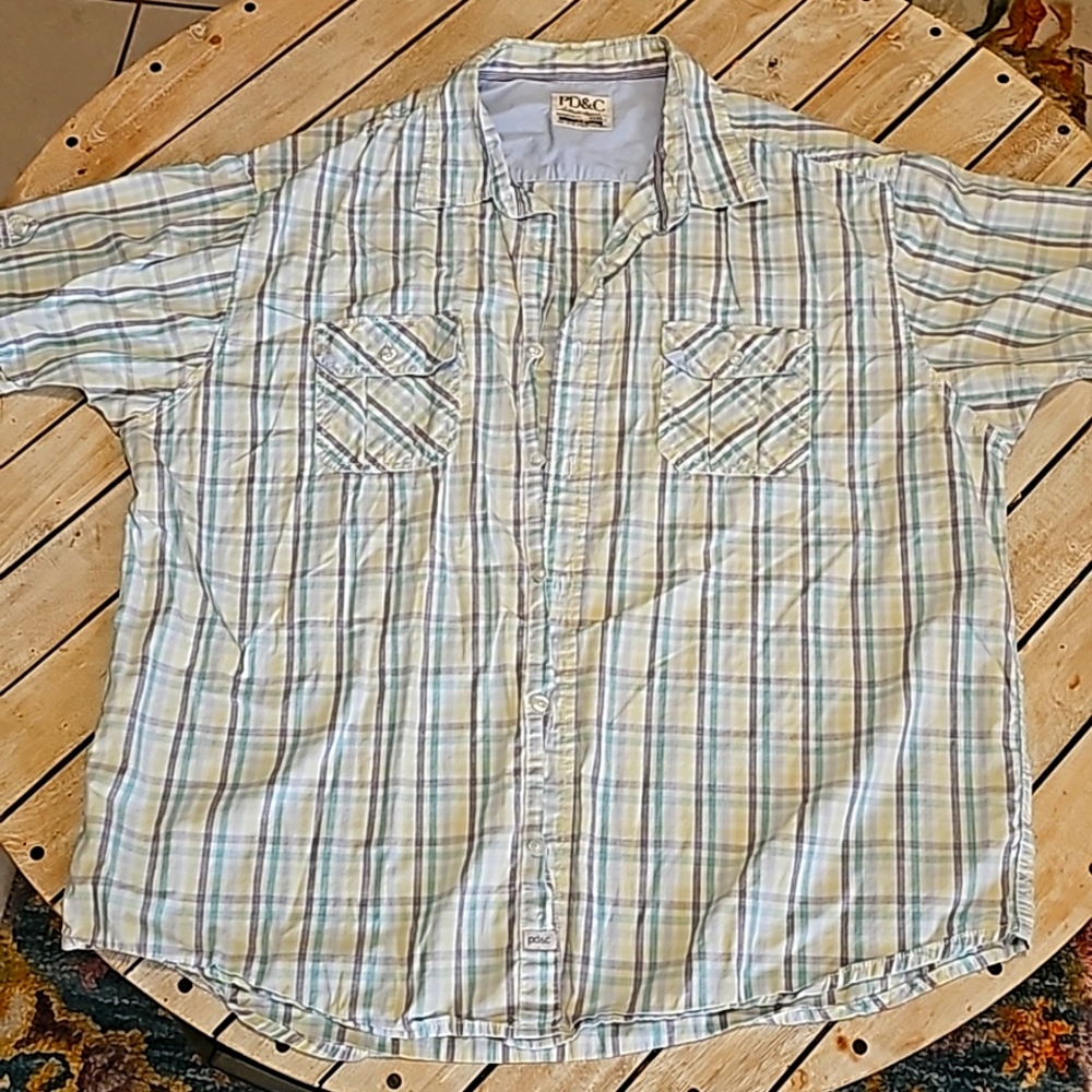💥4 for $25💥women's 2xl cotton dress shirt PD&C